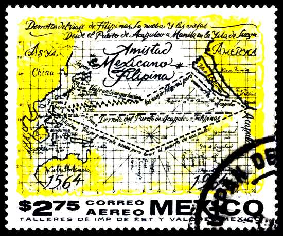 Mexican postage stamp commemorates 400 years of Mexico-Philippines friendship