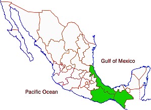 The three most biodiverse states in Mexico