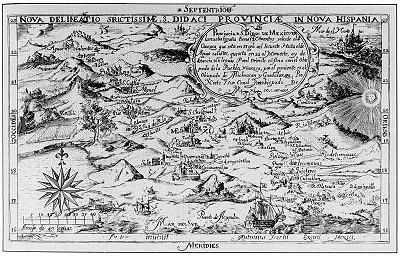 Ysarti's 1682 map of New Spain