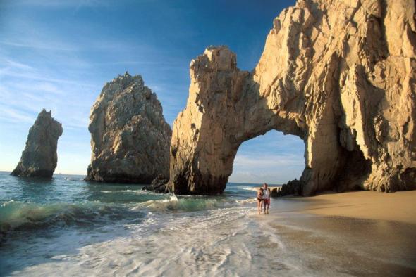 The marine arch at Cabo San Lucas, an example of a geomorphosite