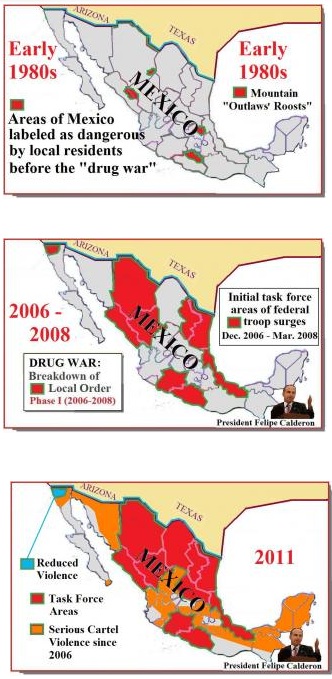 diffusion of violence in Mexico