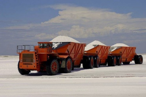 Salt trucks