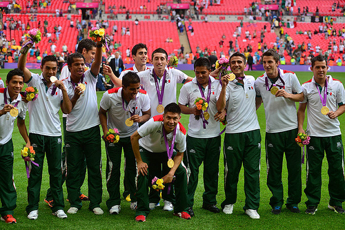 Mexican soccer team at London Olympics