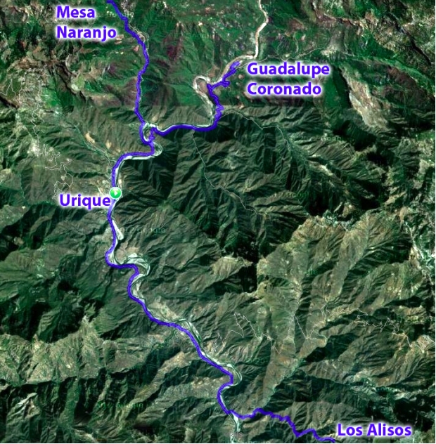 Route of Ultra Caballo Blanco
