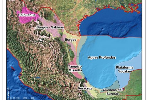 Map from Pemex "Round Zero" document