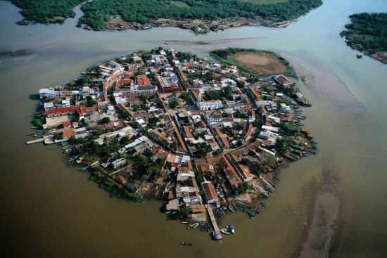 The island and village of Mexcaltián, Nayarit