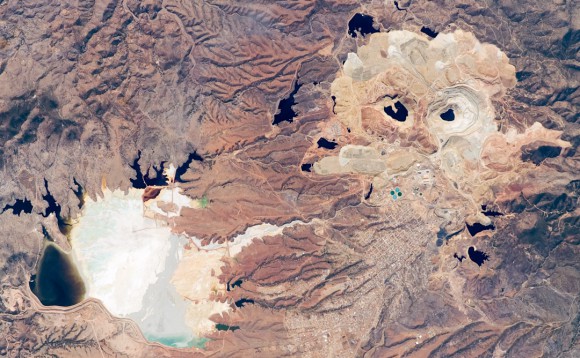 Cananea Mine, Sonora (NASA Earth Observatory, March 2008)