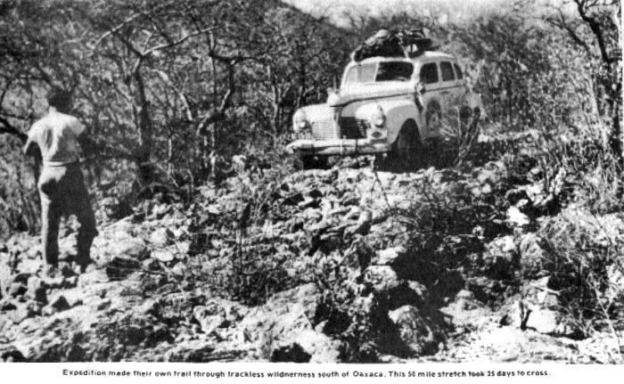 Oaxaca section of Pan-American Highway, 1941