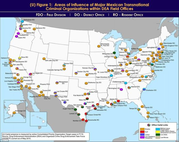 DEA-Mexican cartel influence in USA