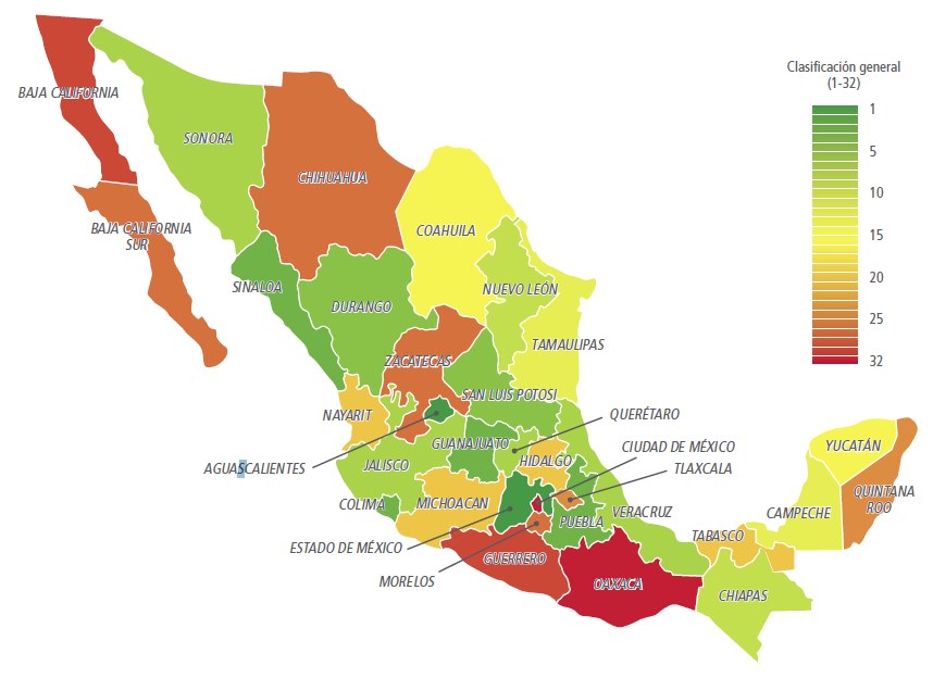 Which are the best states in Mexico for doing business in 2016? | Geo