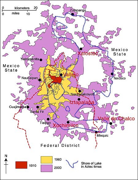 Mexico City cracks map