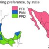 Mexico's north-south political divide persists, albeit with minor changes