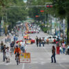 Cyclists retaking the streets of Guadalajara