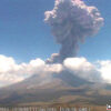 Images of continued eruption of Popocatepetl Volcano