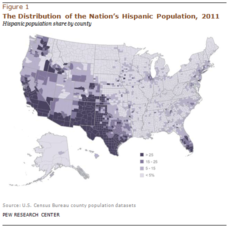 Where do most Hispanics in the USA live? – Geo-Mexico, the geography of ...