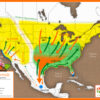 The annual migration of Monarch butterflies 