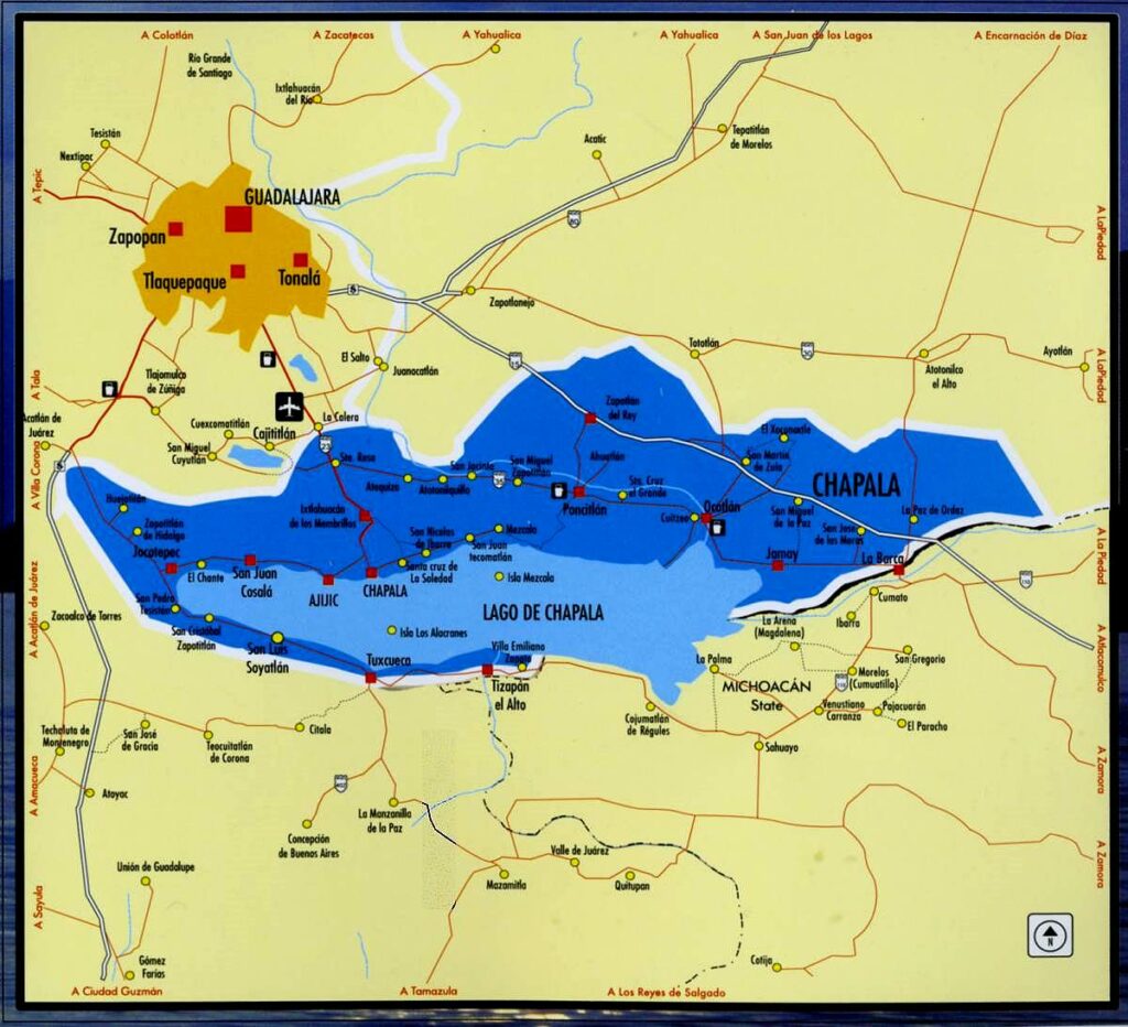 Lago De Chapala Mapa 6849